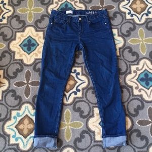 GAP Always Skinny Cuffed Jeans- size 27/4s